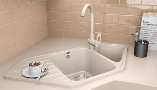 Смеситель для кухни Ulgran Classic U-006-308 чёрный